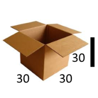 caixa 30x30x30 cm